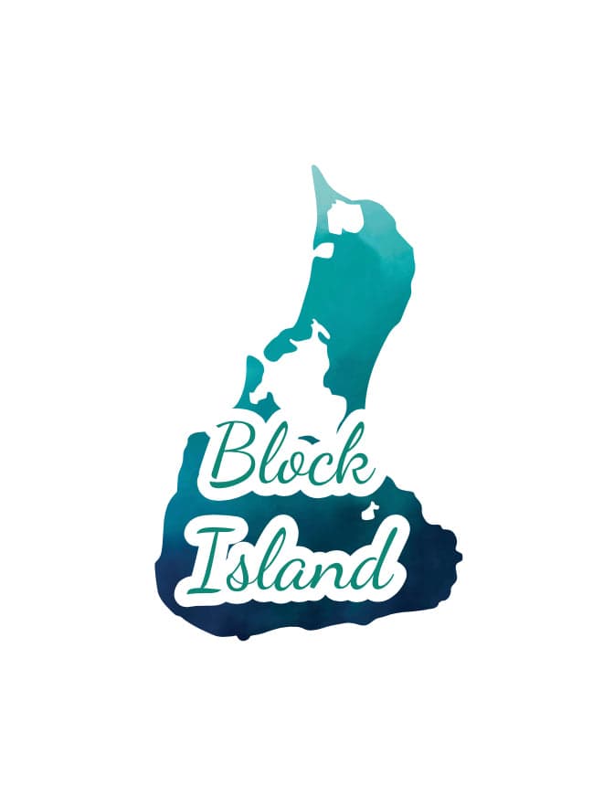 Block Island Stickers V