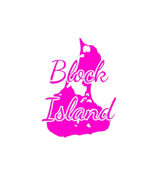 Block Island Stickers IX